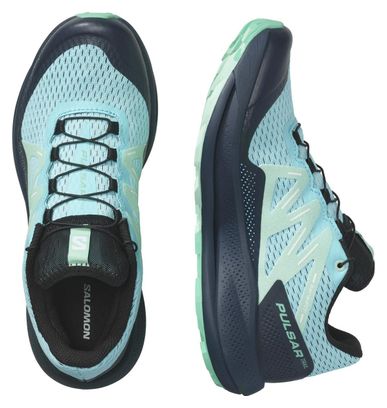 Chaussures de Trail Salomon Pulsar Trail Bleu Vert Femme