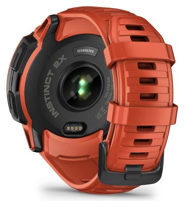 Montre GPS Garmin Instinct 2X Solar Rouge Flame