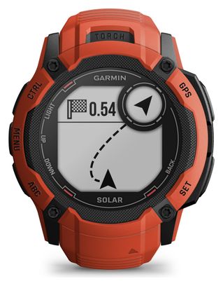 Montre GPS Garmin Instinct 2X Solar Rouge Flame