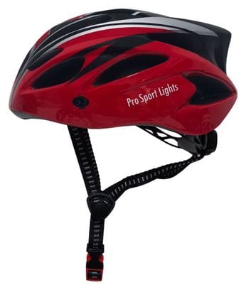 Casque de vélo - Femmes/Hommes - Noir/Rouge