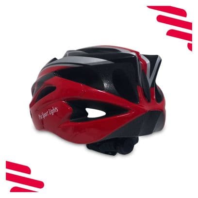 Casque de vélo - Femmes/Hommes - Noir/Rouge