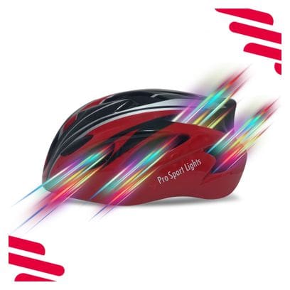 Casque de vélo - Femmes/Hommes - Noir/Rouge