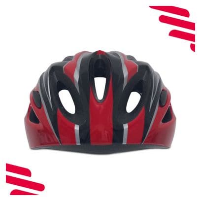 Casque de vélo - Femmes/Hommes - Noir/Rouge