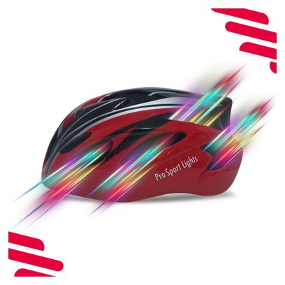 Casque de vélo - Femmes/Hommes - Noir/Rouge