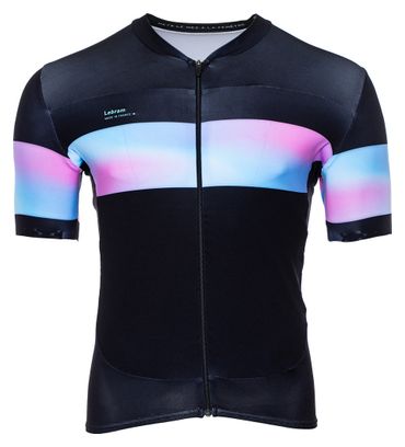 LeBram Agnès Black Twilight Short Sleeved Jersey