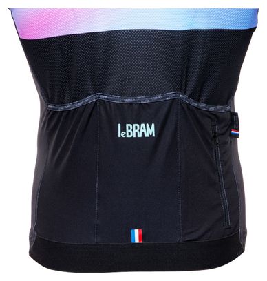 LeBram Agnès Black Twilight Short Sleeved Jersey