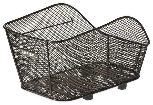 Basil Icon M bicycle basket rear black