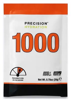 Boisson électrolytes Precision Fuel & Hydratation 1000 - 8 Sachets 20g