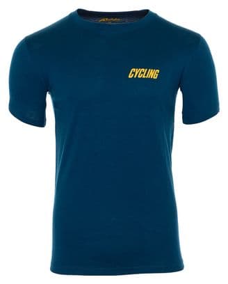 Rubb'r Cycling T-shirt a maniche corte blu navy