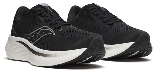 Zapatillas de Running Saucony Ride 18 Grandes Negro/Blanco Mujer