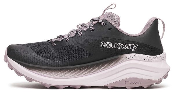 Saucony Xodus Ultra 3 Trailschoenen voor dames Zwart/Wit