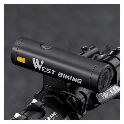 Lampe avant de vélo LED lumineuse 2000 lumens rechargeable