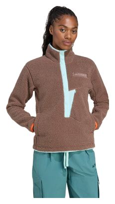 Pile adidas Terrex Xploric High Pile Snap Donna Marrone/Blu