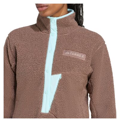 Pile adidas Terrex Xploric High Pile Snap Donna Marrone/Blu