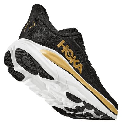 Hoka Clifton 10 Black/Gold Women's Running Shoes | Alltricks.com