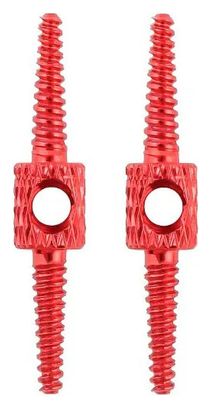 Herramienta de guiado de cable interno bicicleta – Aluminio rojo – 2 piezas