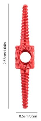 Herramienta de guiado de cable interno bicicleta – Aluminio rojo – 2 piezas