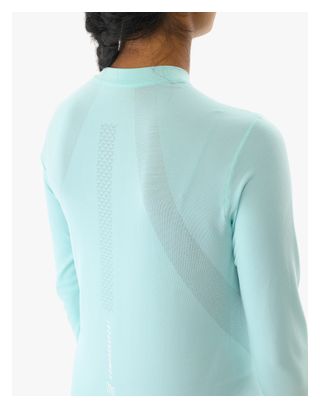 Compressport Dames Performance Blue Long Sleeve Jersey