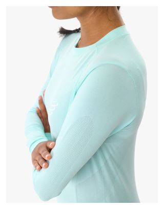 Compressport Dames Performance Blue Long Sleeve Jersey