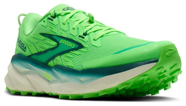 Chaussures Trail Brooks Cascadia 19 Vert Homme