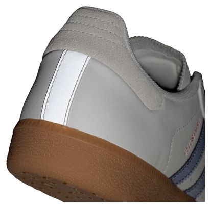 Zapatillas de ciclismo adidas Velosamba Leather Blanco/Azul Unisex