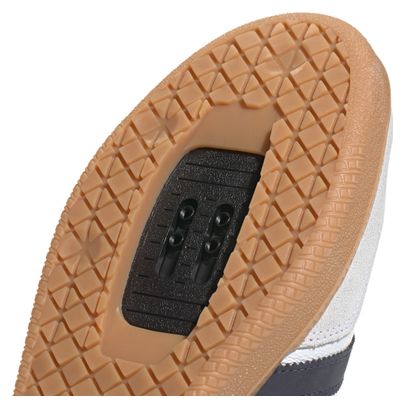 Zapatillas de ciclismo adidas Velosamba Leather Blanco/Azul Unisex