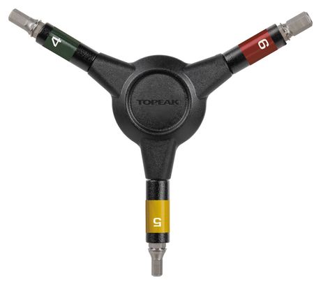 Clé Allen en Etoile Topeak Y-Hex 4 / 5 / 6