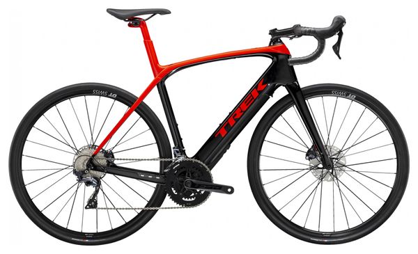 Trek DOMANE + LT Electric Road Loop Shimano Ultegra 11V Red Black 2020