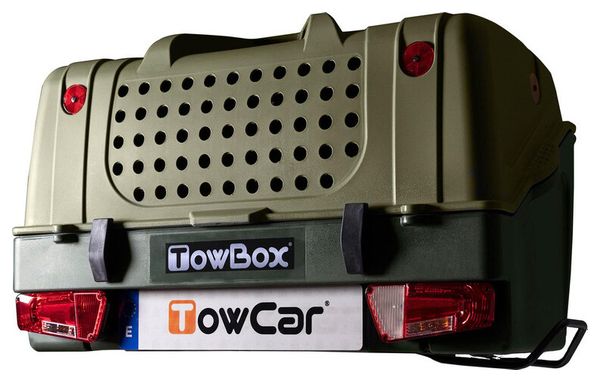 Coffre d'attelage TowBox V1 Dog Vert