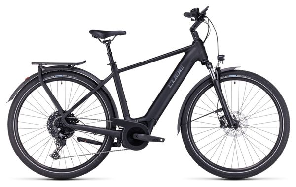 Cube Touring Hybrid Pro 625 Elektrische Hybride Fiets Shimano Deore 11S 625 Wh 700 mm Zwart 2023