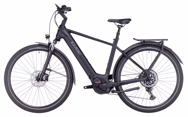 Cube Touring Hybrid Pro 625 Elektrische Hybride Fiets Shimano Deore 11S 625 Wh 700 mm Zwart 2023