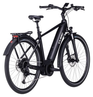 Cube Touring Hybrid Pro 625 Bicicleta Híbrida Eléctrica Shimano Deore 11S 625 Wh 700 mm Negra 2023