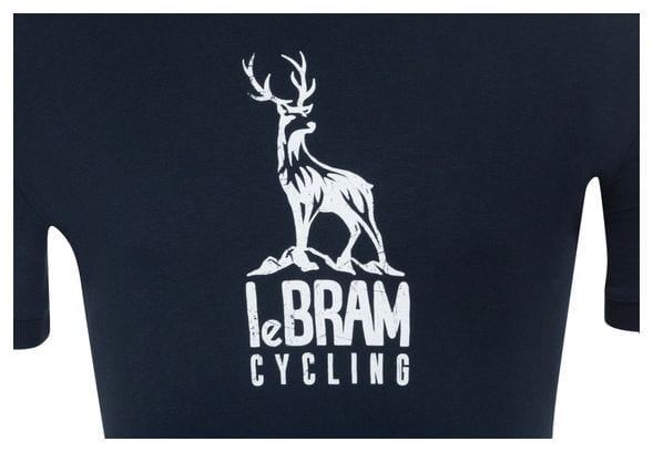 LeBram Deer Kurzarm T-Shirt Dunkelblau