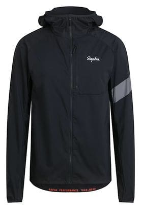 Chaqueta ligera de manga larga Rapha Trail Negro/Gris