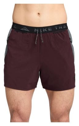 Nike Trail Second Sunrise 5in Shorts Rot/Grau Herren