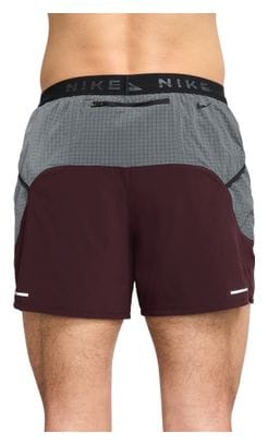 Nike Trail Second Sunrise 5in Shorts Rot/Grau Herren