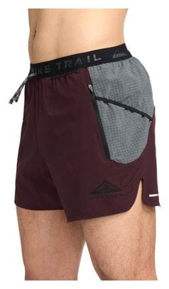 Nike Trail Second Sunrise 5in Shorts Rot/Grau Herren