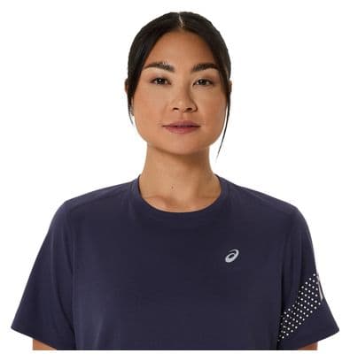 Asics Icon Kurzarm Trikot Blau Damen