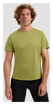 Maillot Manches Courtes De Running Rogelli Distance Moutarde Homme