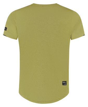 Maillot Manches Courtes De Running Rogelli Distance Moutarde Homme