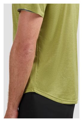 Maillot Manches Courtes De Running Rogelli Distance Moutarde Homme