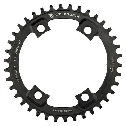 Wolf Tooth 110 BCD Asymmetric 4-Bolt Shimano Chainring Drop-Stop B