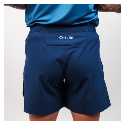 Pantaloncini da corsa Oxsitis X-Train Uomo Blu Navy