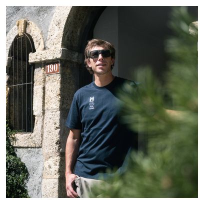 Maglietta a maniche corte Millet Compagnie des Guides Chamonix nera da uomo