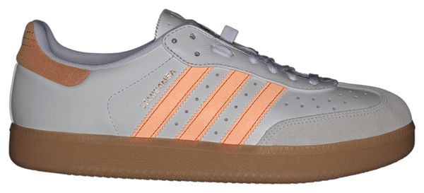 adidas Velosamba Leather Cycling Shoes, White/Orange, Unisex