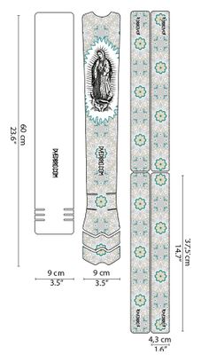 Cuadro Dyedbro Cuadro Guadalupe Film Protector Blanco