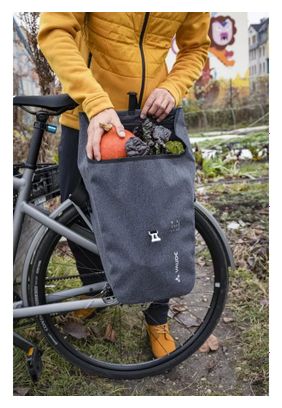 Sacoche de Porte-Bagage Vaude ReCycle Commute Single Noir