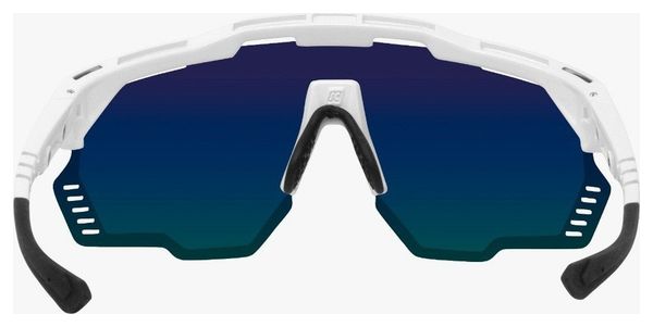 Scicon Aeroshade Kunken Brille Hochglanz Schwarz / Spiegelblau