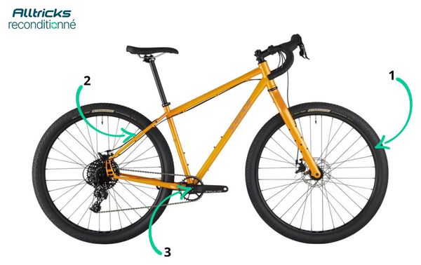Vélo de Gravel Salsa Fargo Sram Apex 1 11V 29'' Orange T.M 173/183cm - Produit Reconditionné