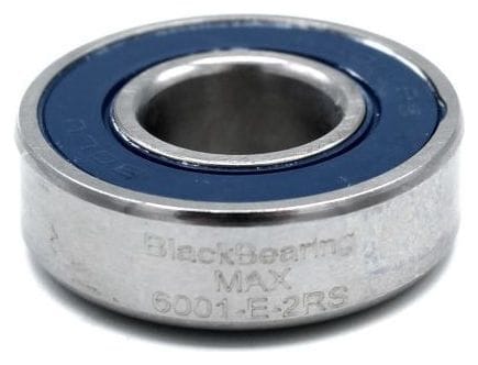 Roulement Max - Blackbearing - 6001E 2rs - 12 x 28 x 8 / 9 mm
